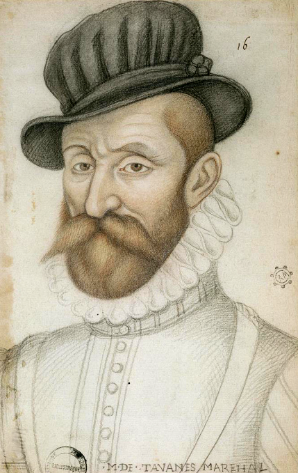 Gaspard de Saulx - en 1570 - par François Clouet